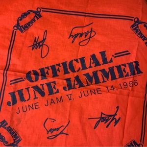 Vintage Alabama June Jam V Concert Bandana 1986